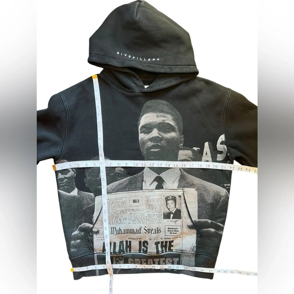 5ivepillars Muhammad Ali The Greatest Graphic Hoodie Size Medium - Picture 5 of 8